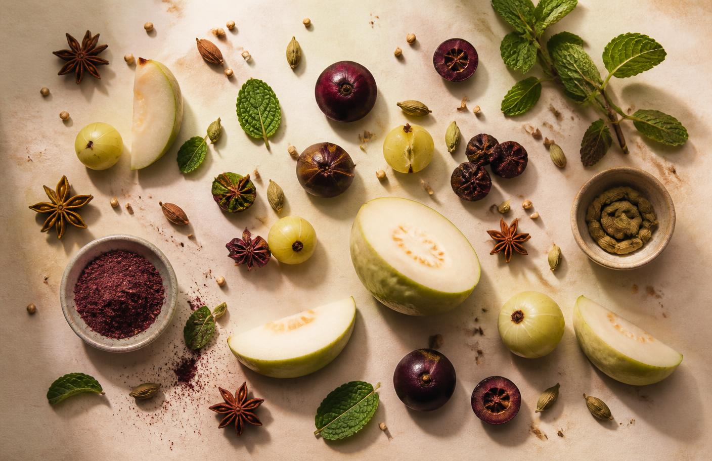 Fruit, spice and bubbles — a short ingredient list, on purpose.